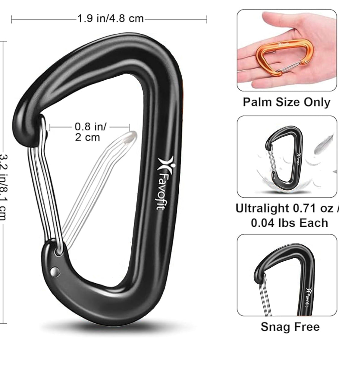 Carabiner Black